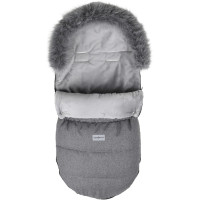 Detský fusak do kočíka BABYMAM Maxi - tmavo šedý melange