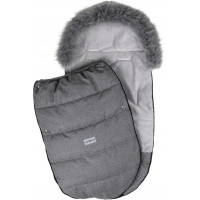 Detský fusak do kočíka BABYMAM Maxi - tmavo šedý melange