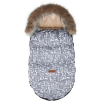 Detský fusak do kočíka BABYMAM Premium - Boho/béžový