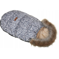 Detský fusak do kočíka BABYMAM Premium - Boho/béžový