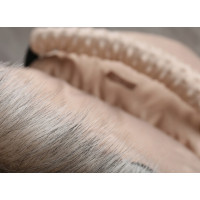 Detský fusak do kočíka BABYMAM Premium - Cappuccino/baránok ecru