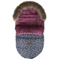 Detský fusak do kočíka BABYMAM Premium - Copy/jahodový