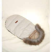 Detský fusak do kočíka BABYMAM Premium - svetlo béžový