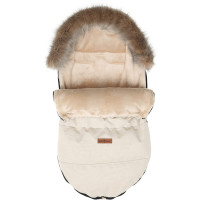 Detský fusak do kočíka BABYMAM Premium - svetlo béžový