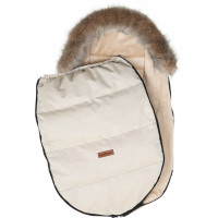 Detský fusak do kočíka BABYMAM Premium - svetlo béžový