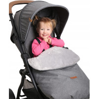 Detský fusak na športový kočík BABYMAM - tmavo šedý melange