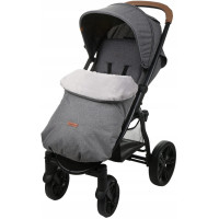 Detský fusak na športový kočík BABYMAM - tmavo šedý melange