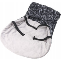Detský fusak na športový kočík BABYMAM - Vločky/sivý