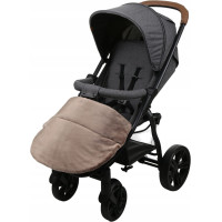 Detský fusak na športový kočík BABYMAM - Zimný les/cappuccino