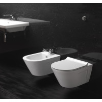 GSI NORM závesná WC misa, GeniusFlush, 36x55cm, biela ExtraGlaze 862111