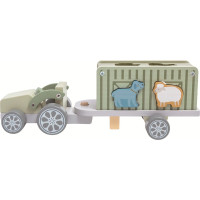 2Kids Toys Drevené auto so zvieratkami