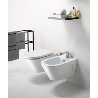 GSI NORM závesná WC misa, GeniusFlush, 36x55cm, biela ExtraGlaze 862111