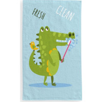 Detský bavlnený uterák KIDS 30x50 cm - Krokodíl