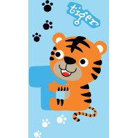 Detský bavlnený uterák KIDS 30x50 cm - Tigrík