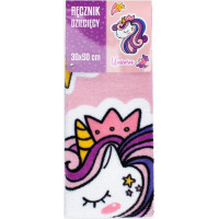 Detský bavlnený uterák KIDS 30x50 cm - Unicorn