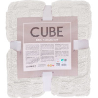 Deka prehoz CUBE 150x200 cm - krémová