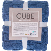 Deka prehoz CUBE 150x200 cm - modrá