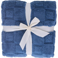 Deka prehoz CUBE 150x200 cm - modrá