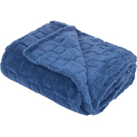 Deka prehoz CUBE 150x200 cm - modrá