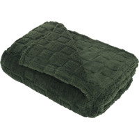 Deka prehoz CUBE 150x200 cm - tmavo zelená