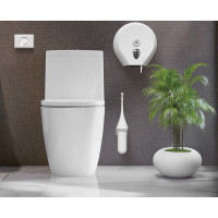 MARPLAST ECOLORED WC kefa závesná, ABS, Soft Touch, biela A65801AW