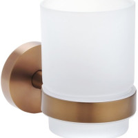 Sapho X-ROUND COPPER pohár, mliečne sklo, meď mat XR903PG