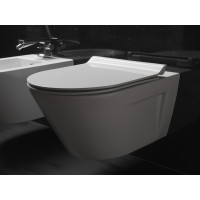 GSI NORM závesná WC misa, GeniusFlush, 36x55cm, biela ExtraGlaze 862111