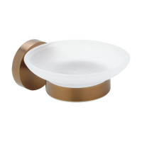 Sapho X-ROUND COPPER mydlenka, mliečne sklo, meď mat XR803PG Sapho X-ROUND COPPER mydlenka, mliečne sklo, meď mat XR803PG