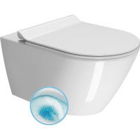 GSI KUBE X závesná WC misa, GeniusFlush, 36x55cm, biela ExtraGlaze 941311