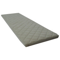 Cestovný turistický prešívaný matrac 198x60x5 cm - béžový