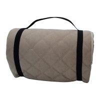 Cestovný turistický prešívaný matrac 198x60x5 cm - tmavo béžový