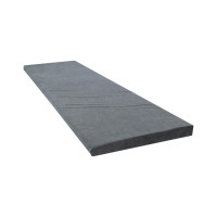 Cestovný turistický prešívaný matrac 198x60x5 cm - šedý