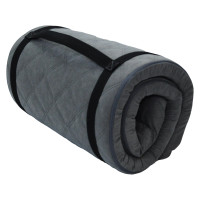 Cestovný turistický prešívaný matrac 198x60x5 cm - šedý