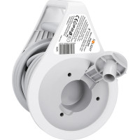 Solight predlžovací prívod na bubne 10m, USB A+C, 2 zásuvky, sivý kábel, 3x 1,0mm2
