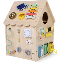 2Kids Toys Activity board Domček prírodný