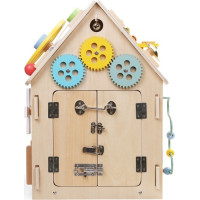 2Kids Toys Activity board Domček prírodný