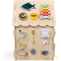 2Kids Toys Activity board Domček prírodný