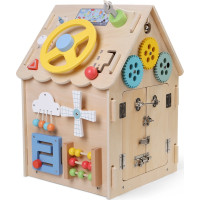 2Kids Toys Activity board Domček prírodný
