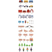 2Kids Toys Vláčikodráha 80 dielov