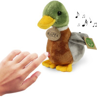 Rappa Plyšová kačica divá so zvukom 22 cm ECO-FRIENDLY