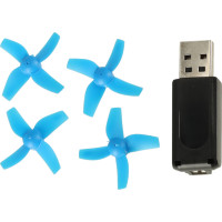 Dron RC JJRC H36 mini 2.4GHz 4CH 6 osí - modrý