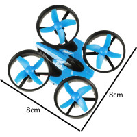 Dron RC JJRC H36 mini 2.4GHz 4CH 6 osí - modrý