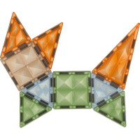 3D magnetické stavebnice svietiace Zvierací park - 124 prvkov