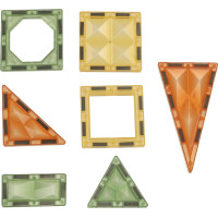 3D stavebné magnetické kocky svietiace Zvierací park - 90 prvkov