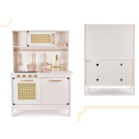 Detská drevená retro kuchynka z MDF s doplnkami BOHO