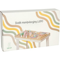 Lulilo Montessori manipulačný stolík LUDO - pastelový