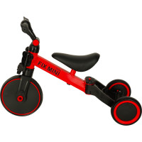 Trike Fix Mini trojkolka 3v1 s pedálmi - červená