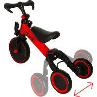 Trike Fix Mini trojkolka 3v1 s pedálmi - červená