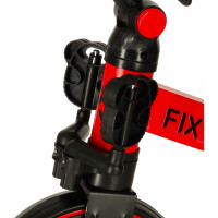 Trike Fix Mini trojkolka 3v1 s pedálmi - červená