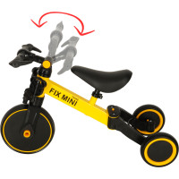 Trike Fix Mini trojkolka 3v1 s pedálmi - žltá